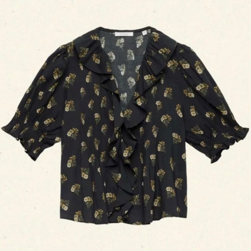 Doen Henri Top in Buttercup Bouquet - Medium - Picture 12 of 12